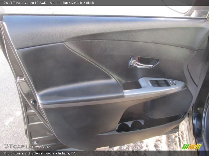 Attitude Black Metallic / Black 2013 Toyota Venza LE AWD