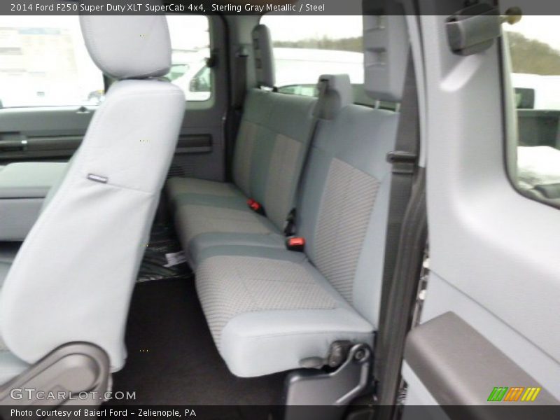 Rear Seat of 2014 F250 Super Duty XLT SuperCab 4x4