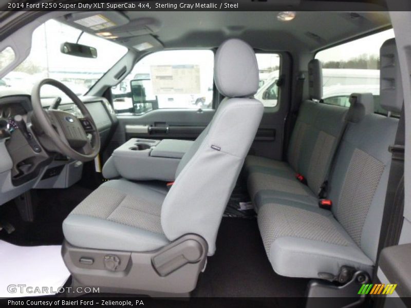  2014 F250 Super Duty XLT SuperCab 4x4 Steel Interior