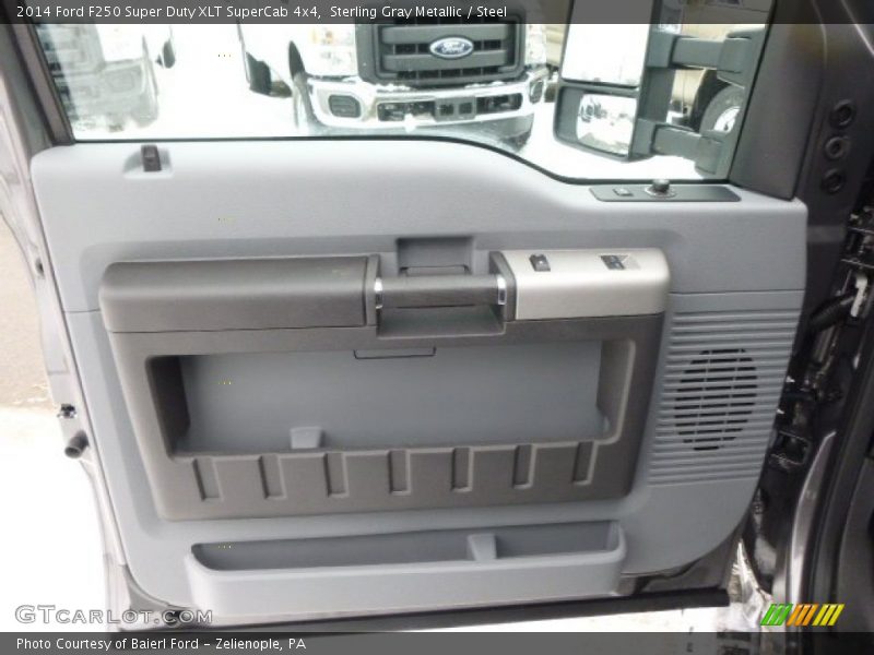 Sterling Gray Metallic / Steel 2014 Ford F250 Super Duty XLT SuperCab 4x4