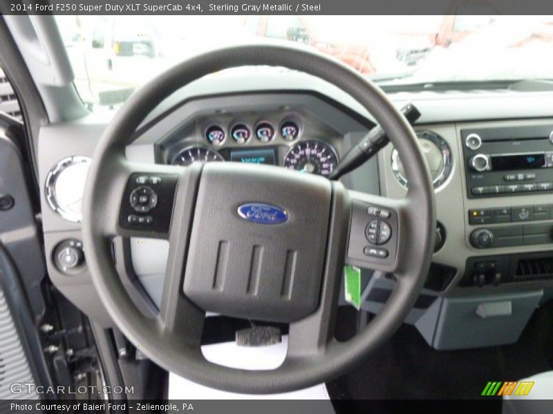  2014 F250 Super Duty XLT SuperCab 4x4 Steering Wheel