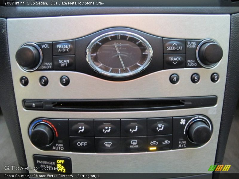 Blue Slate Metallic / Stone Gray 2007 Infiniti G 35 Sedan