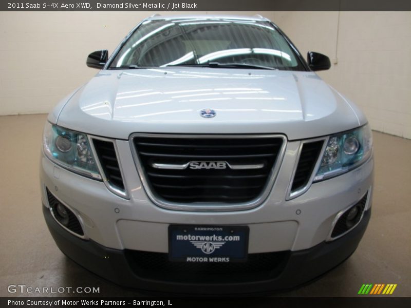 Diamond Silver Metallic / Jet Black 2011 Saab 9-4X Aero XWD