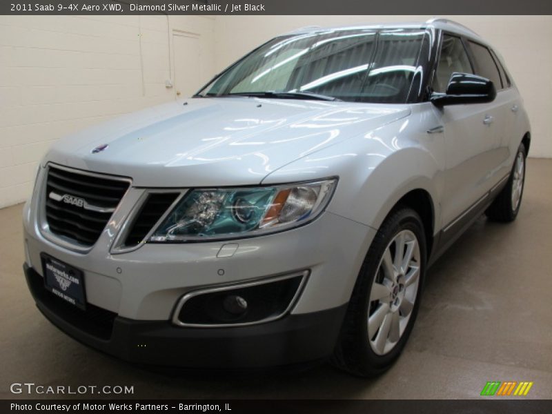 Diamond Silver Metallic / Jet Black 2011 Saab 9-4X Aero XWD