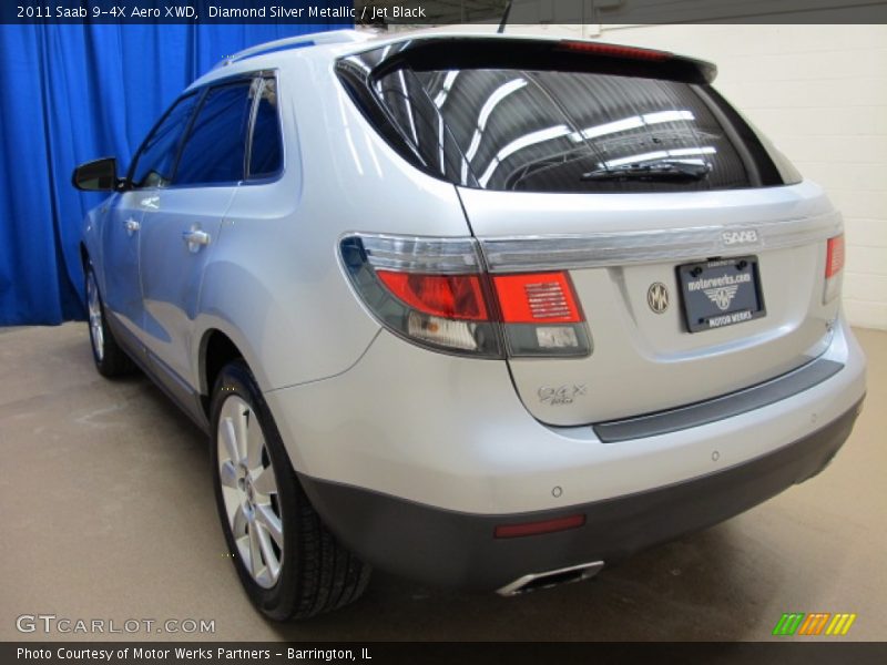 Diamond Silver Metallic / Jet Black 2011 Saab 9-4X Aero XWD
