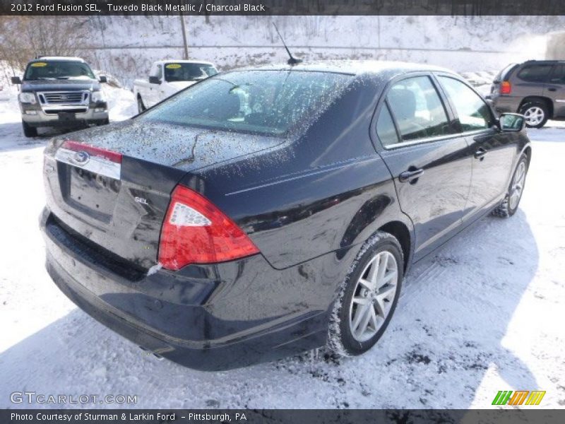 Tuxedo Black Metallic / Charcoal Black 2012 Ford Fusion SEL