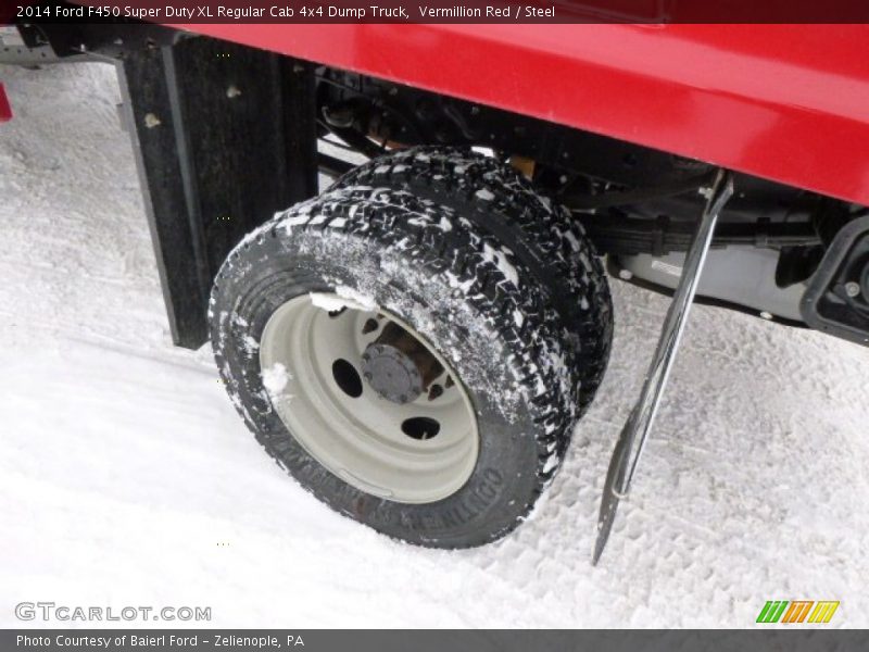 Vermillion Red / Steel 2014 Ford F450 Super Duty XL Regular Cab 4x4 Dump Truck
