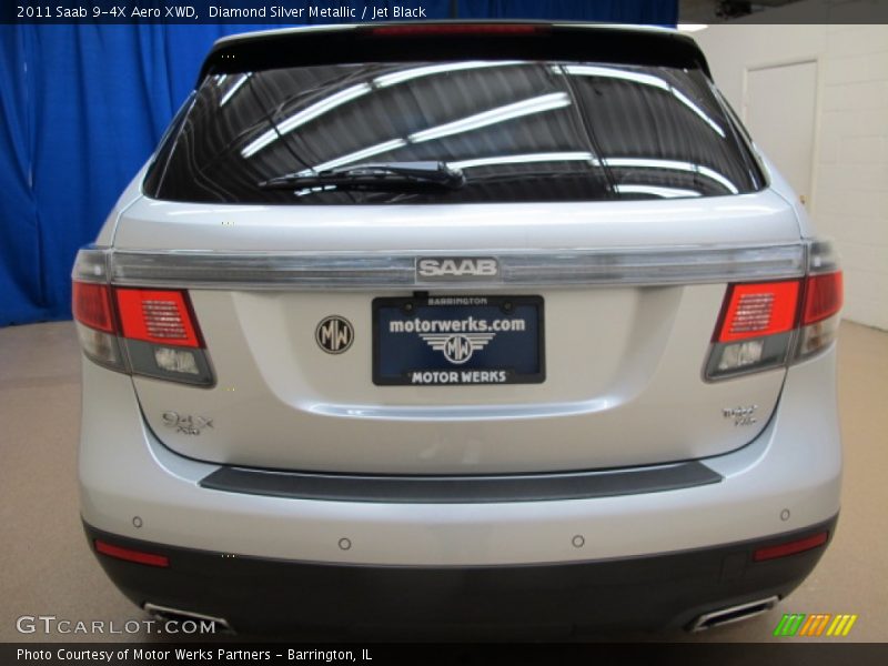 Diamond Silver Metallic / Jet Black 2011 Saab 9-4X Aero XWD