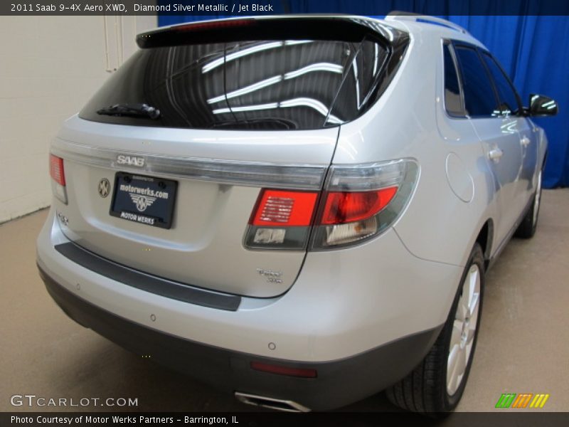 Diamond Silver Metallic / Jet Black 2011 Saab 9-4X Aero XWD