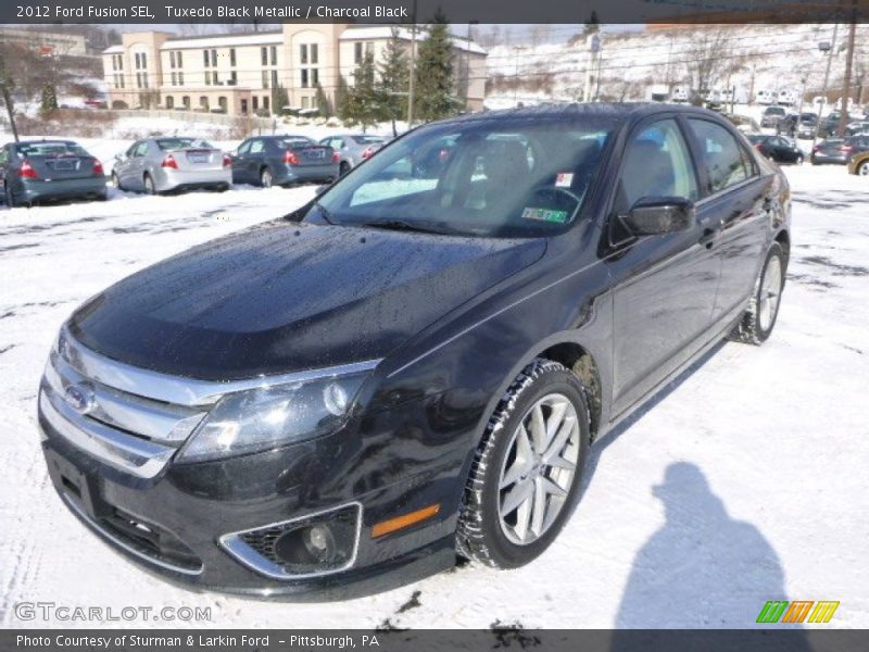 Tuxedo Black Metallic / Charcoal Black 2012 Ford Fusion SEL