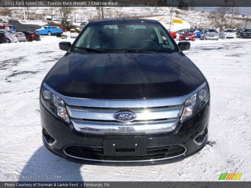 Tuxedo Black Metallic / Charcoal Black 2012 Ford Fusion SEL