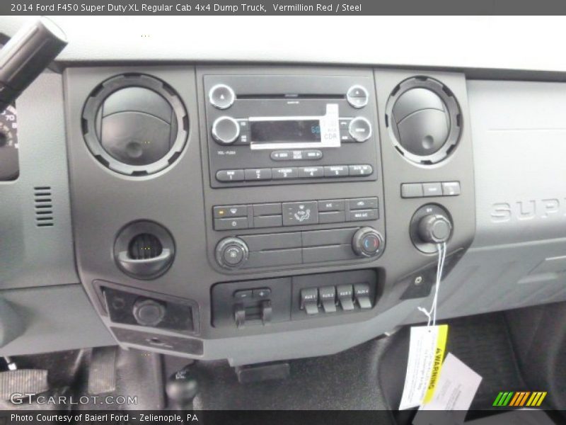 Controls of 2014 F450 Super Duty XL Regular Cab 4x4 Dump Truck