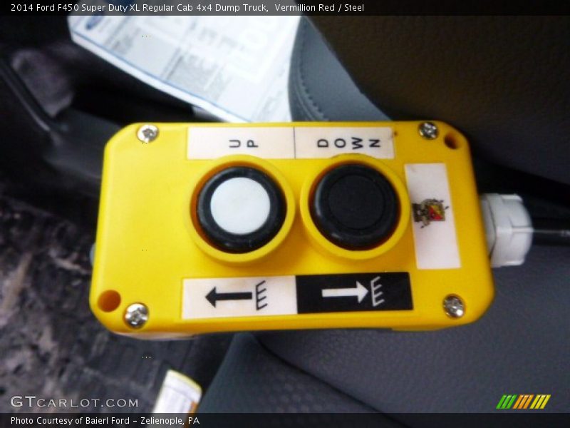 Controls of 2014 F450 Super Duty XL Regular Cab 4x4 Dump Truck
