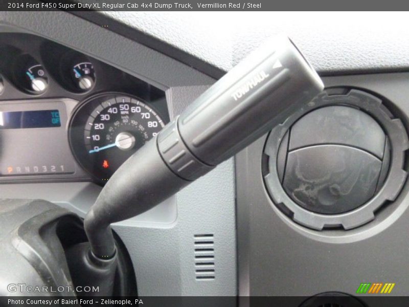 Vermillion Red / Steel 2014 Ford F450 Super Duty XL Regular Cab 4x4 Dump Truck