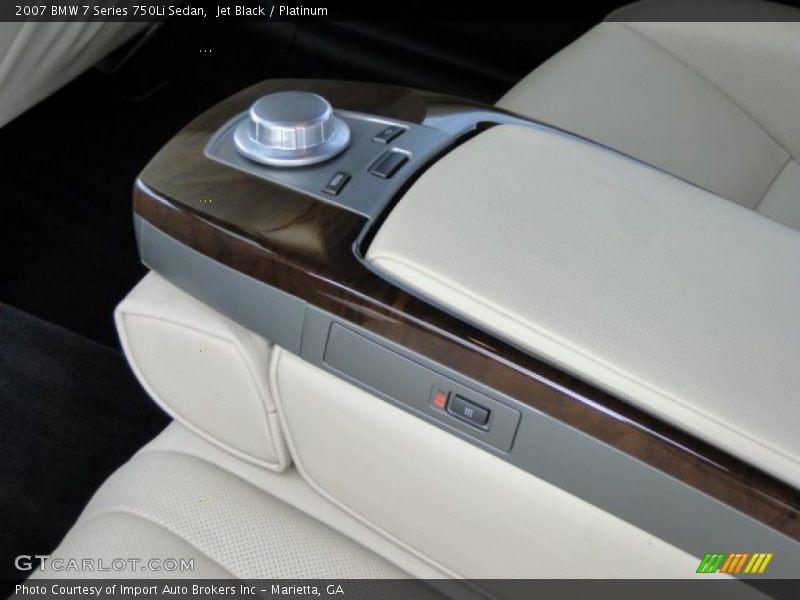 Jet Black / Platinum 2007 BMW 7 Series 750Li Sedan
