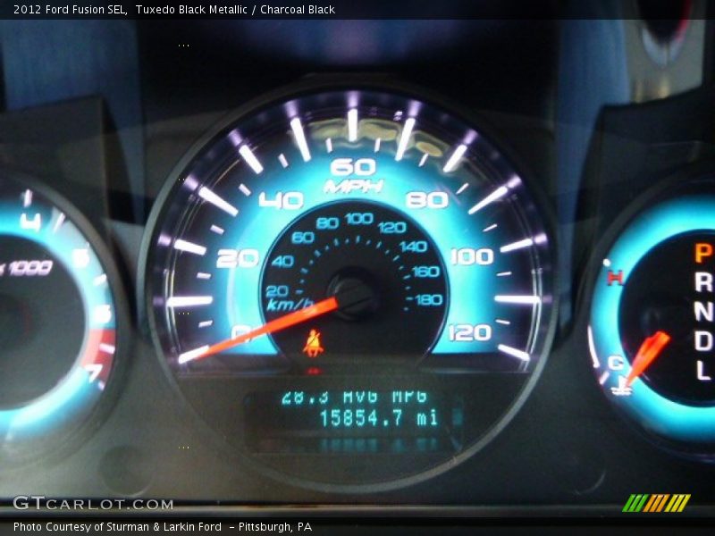 Tuxedo Black Metallic / Charcoal Black 2012 Ford Fusion SEL