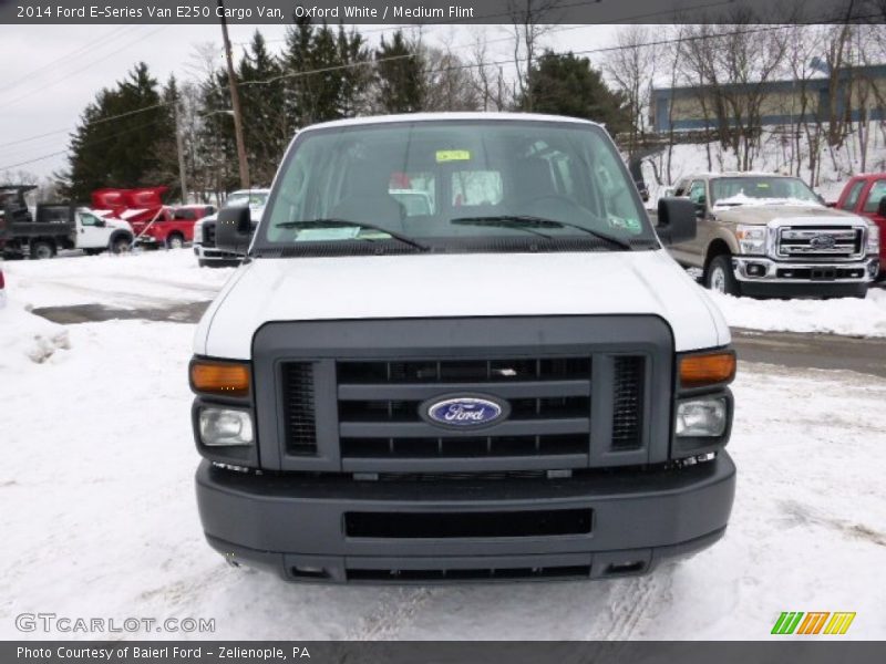 Oxford White / Medium Flint 2014 Ford E-Series Van E250 Cargo Van