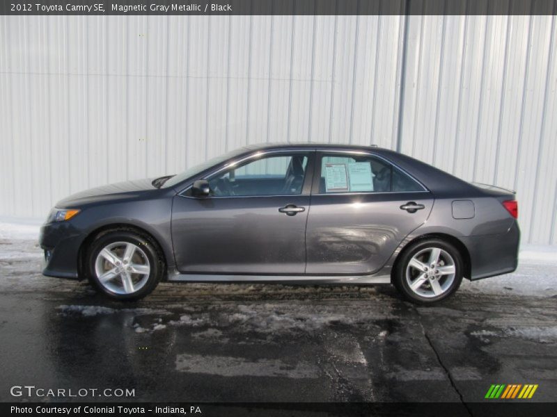Magnetic Gray Metallic / Black 2012 Toyota Camry SE