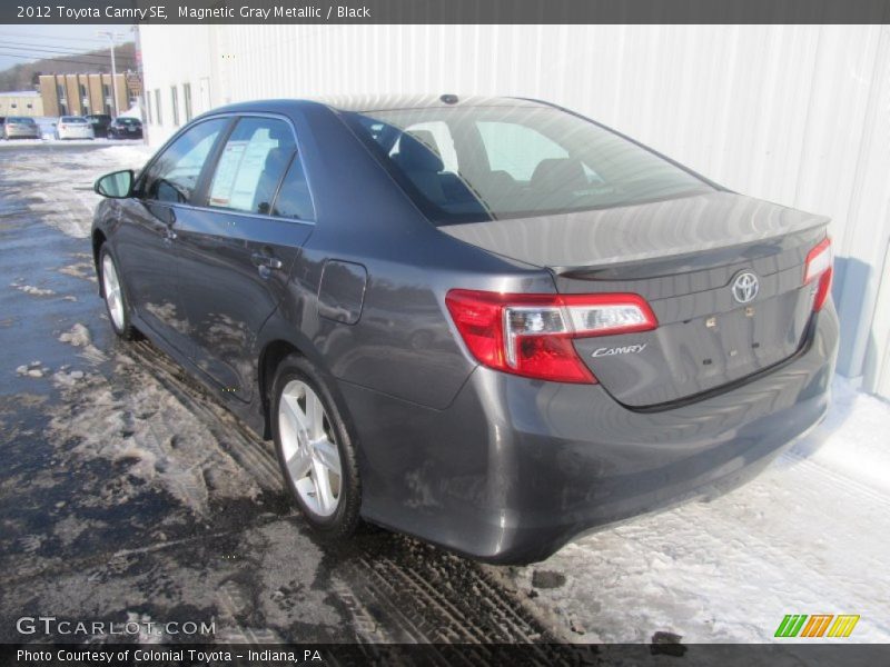 Magnetic Gray Metallic / Black 2012 Toyota Camry SE