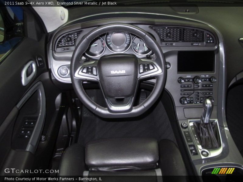 Diamond Silver Metallic / Jet Black 2011 Saab 9-4X Aero XWD