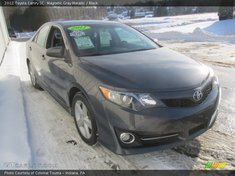 Magnetic Gray Metallic / Black 2012 Toyota Camry SE