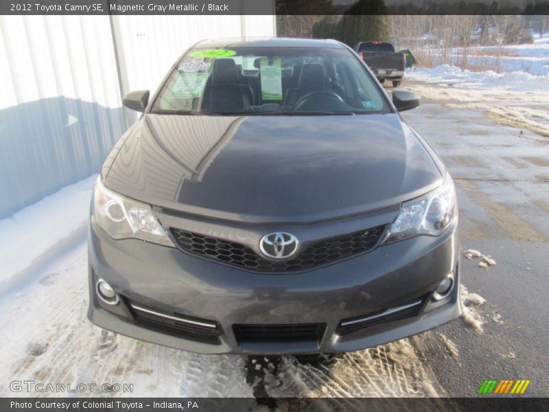 Magnetic Gray Metallic / Black 2012 Toyota Camry SE