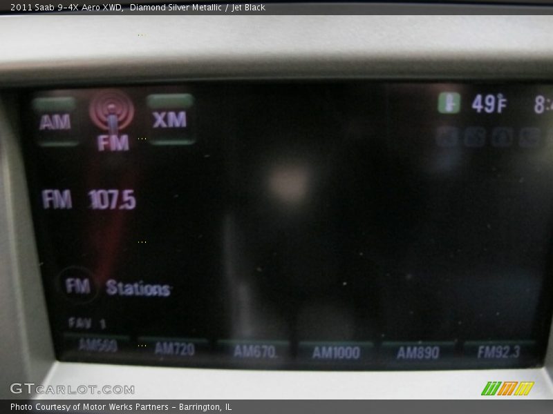 Diamond Silver Metallic / Jet Black 2011 Saab 9-4X Aero XWD