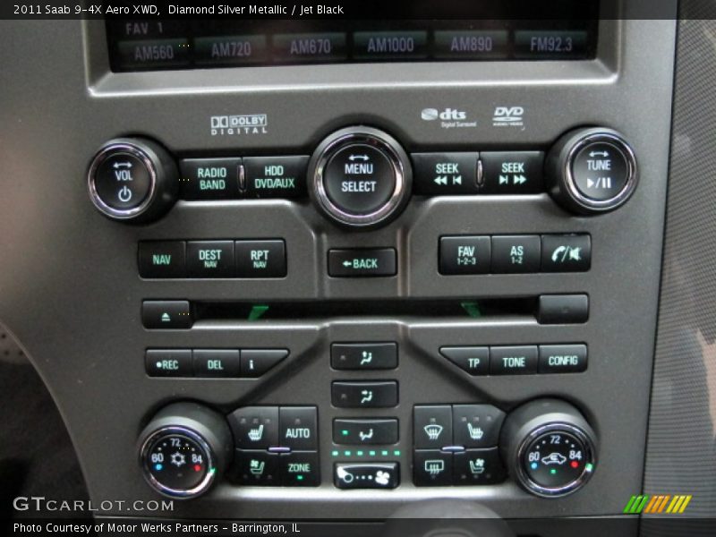 Diamond Silver Metallic / Jet Black 2011 Saab 9-4X Aero XWD