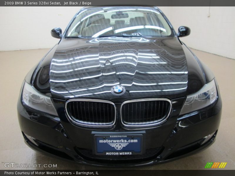 Jet Black / Beige 2009 BMW 3 Series 328xi Sedan