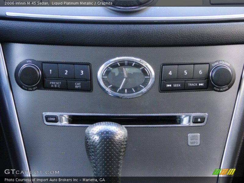 Liquid Platinum Metallic / Graphite 2006 Infiniti M 45 Sedan