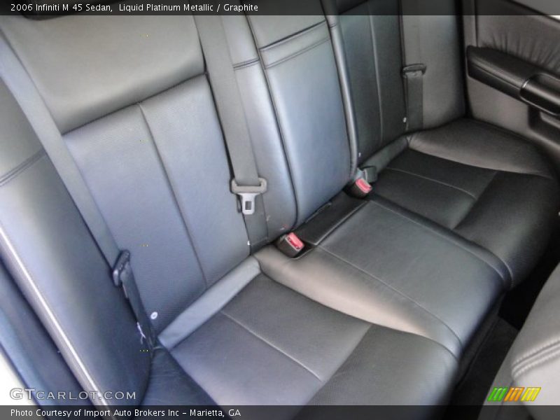Liquid Platinum Metallic / Graphite 2006 Infiniti M 45 Sedan