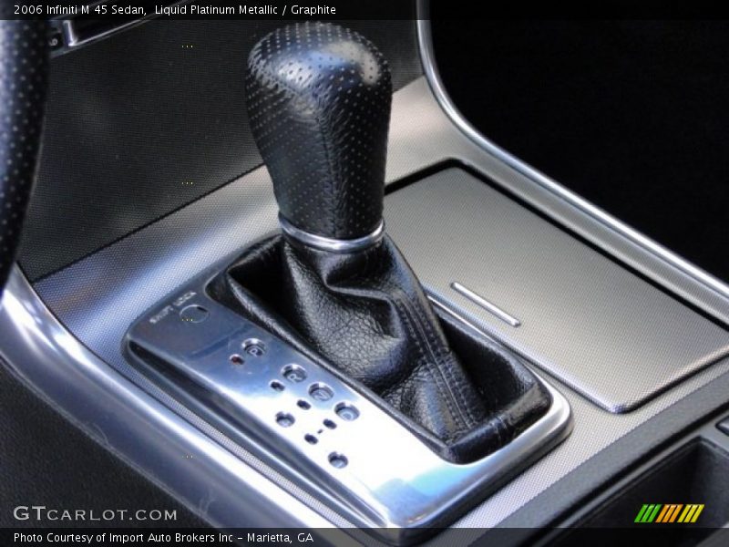 Liquid Platinum Metallic / Graphite 2006 Infiniti M 45 Sedan