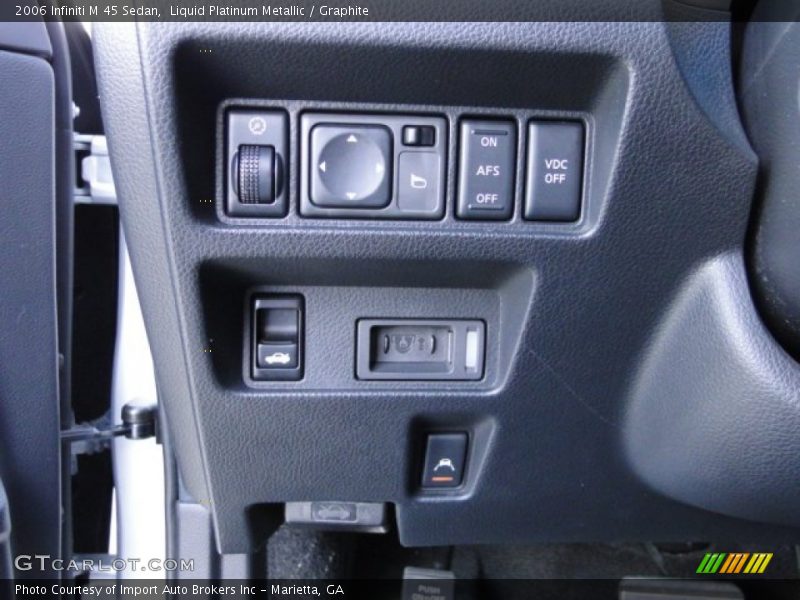 Liquid Platinum Metallic / Graphite 2006 Infiniti M 45 Sedan