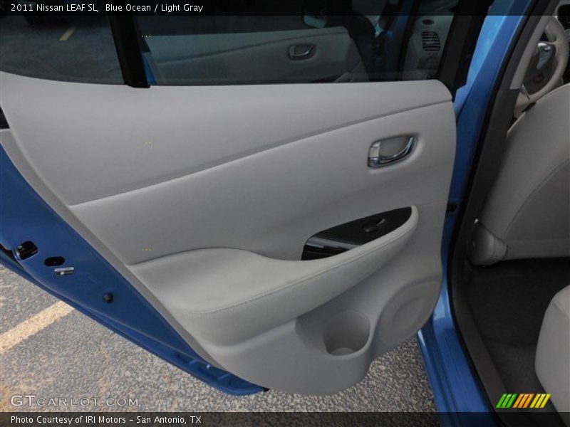 Blue Ocean / Light Gray 2011 Nissan LEAF SL