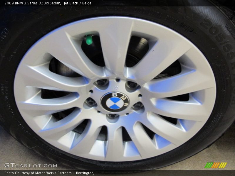 Jet Black / Beige 2009 BMW 3 Series 328xi Sedan