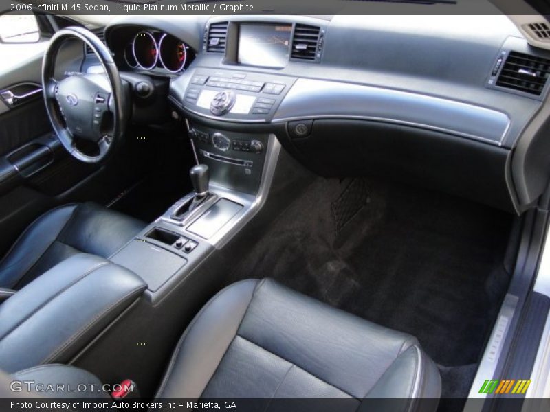 Liquid Platinum Metallic / Graphite 2006 Infiniti M 45 Sedan