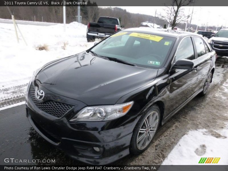 Black / Dark Charcoal 2011 Toyota Camry LE V6