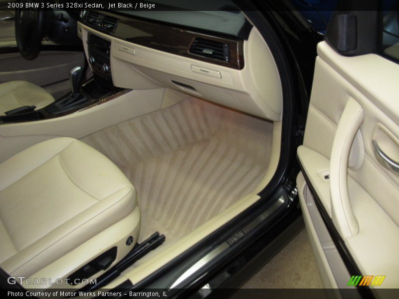 Jet Black / Beige 2009 BMW 3 Series 328xi Sedan