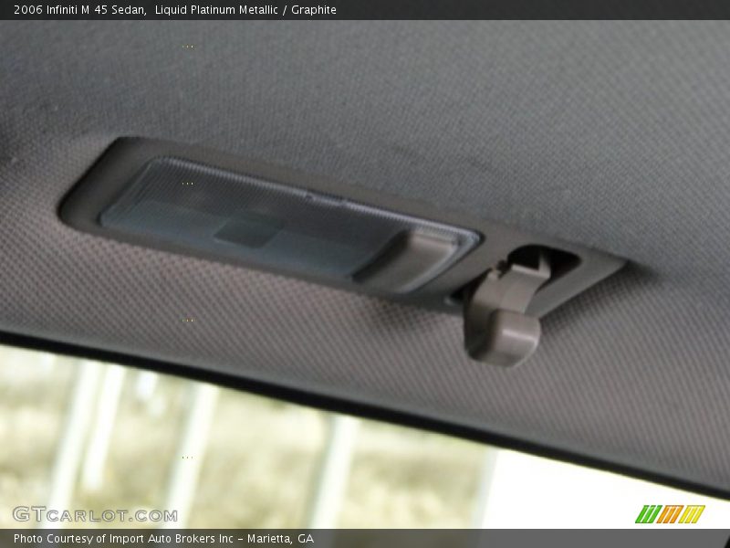 Liquid Platinum Metallic / Graphite 2006 Infiniti M 45 Sedan