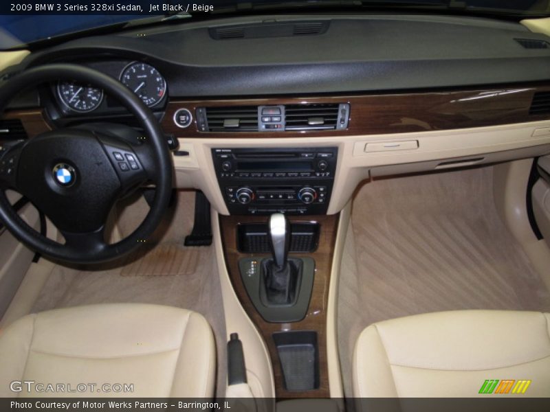 Jet Black / Beige 2009 BMW 3 Series 328xi Sedan