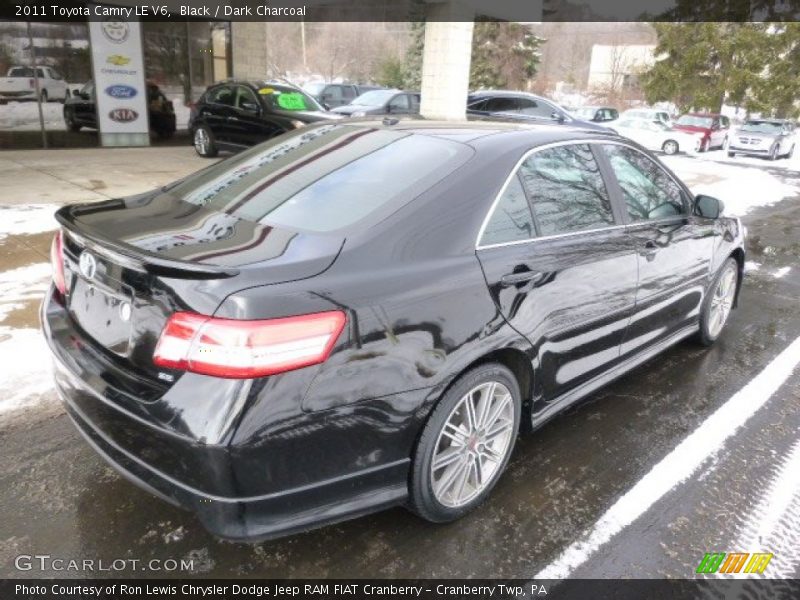 Black / Dark Charcoal 2011 Toyota Camry LE V6