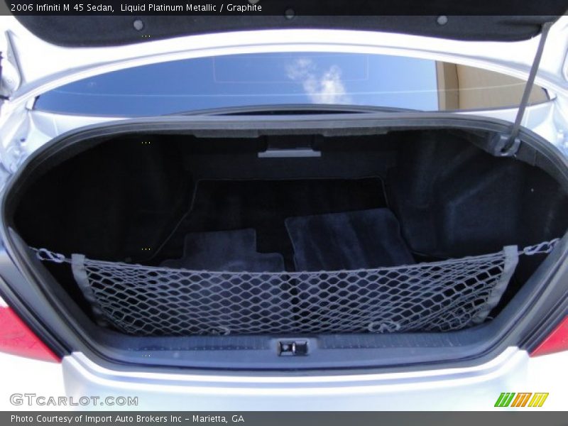 Liquid Platinum Metallic / Graphite 2006 Infiniti M 45 Sedan