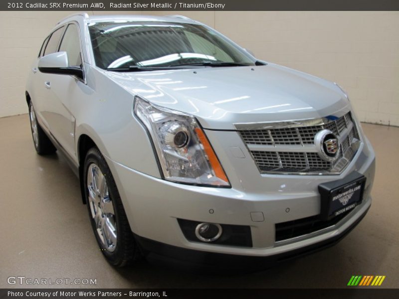Radiant Silver Metallic / Titanium/Ebony 2012 Cadillac SRX Premium AWD