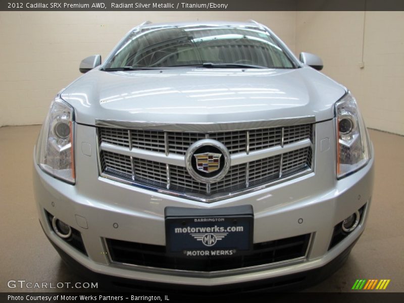 Radiant Silver Metallic / Titanium/Ebony 2012 Cadillac SRX Premium AWD