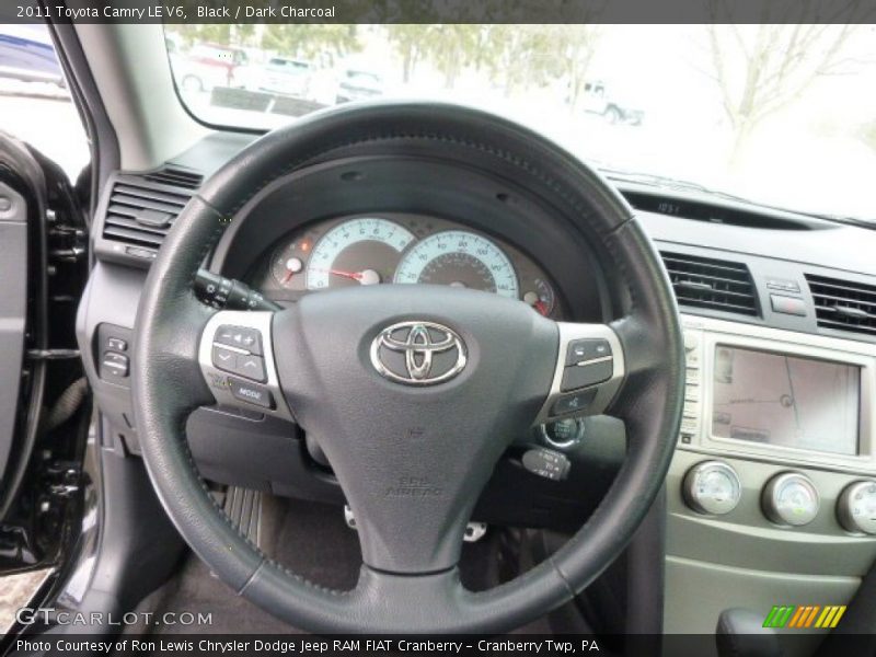 Black / Dark Charcoal 2011 Toyota Camry LE V6