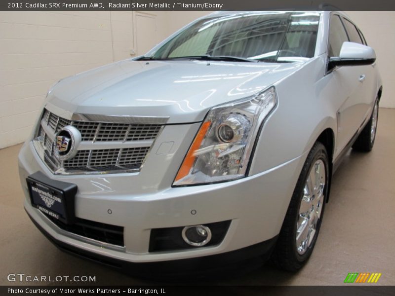 Radiant Silver Metallic / Titanium/Ebony 2012 Cadillac SRX Premium AWD