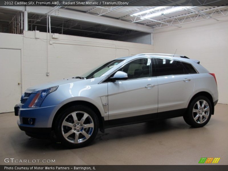Radiant Silver Metallic / Titanium/Ebony 2012 Cadillac SRX Premium AWD