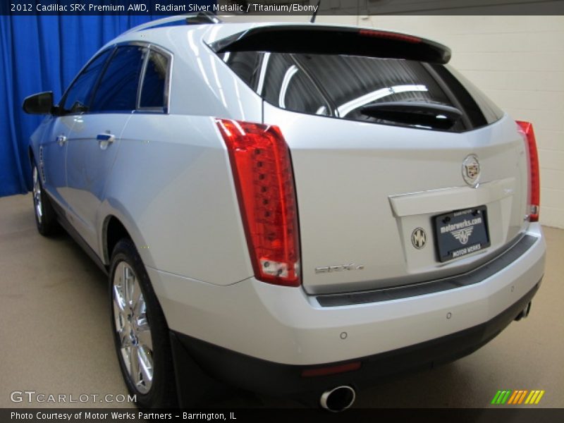 Radiant Silver Metallic / Titanium/Ebony 2012 Cadillac SRX Premium AWD