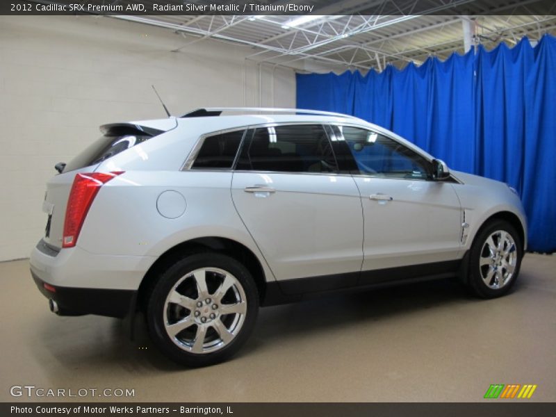 Radiant Silver Metallic / Titanium/Ebony 2012 Cadillac SRX Premium AWD