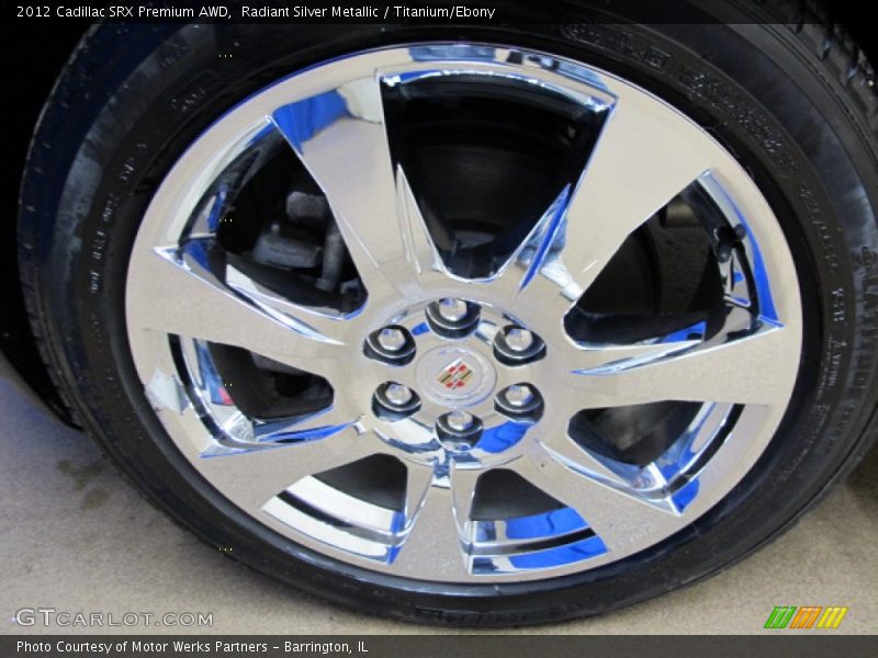 Radiant Silver Metallic / Titanium/Ebony 2012 Cadillac SRX Premium AWD